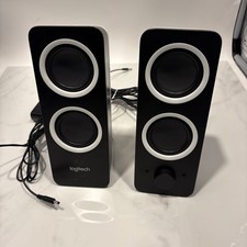 Logitech Z200 10W Multimedia Speakers, Pair - Black