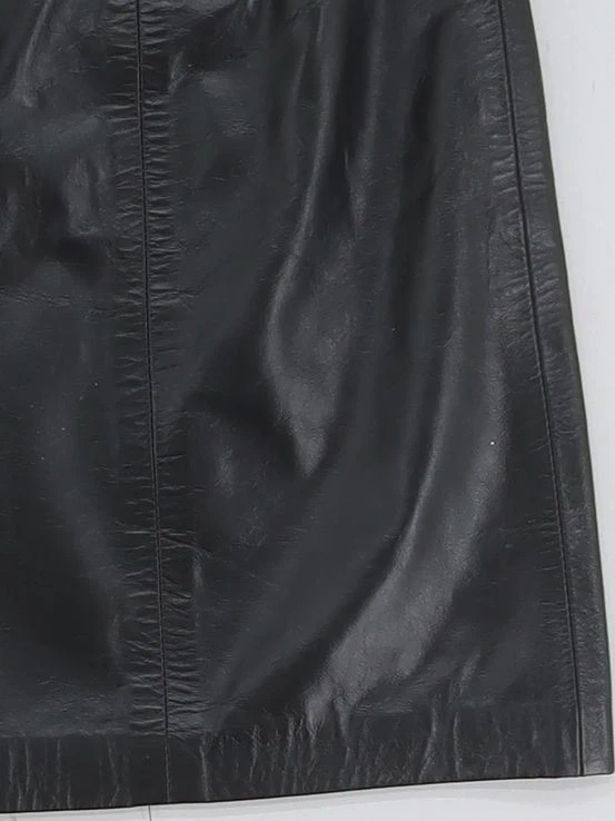 United Colors Of Benetton Women's Midi Skirt UK 12 Black 100% Viscose A-Line - Image 4 of 4