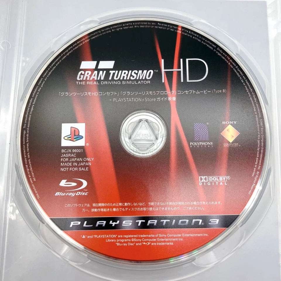 Gran Turismo HD Install Disc PS3 Sony PlayStation 3 Racing Game Not for Sale - Image 4 of 4