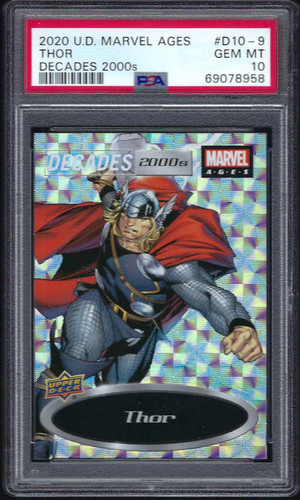 Marvel PSA 10 Thor 2020 Marvel Ages Decades 2000s Thor PSA 10 (Pop 5)