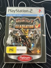 Ratchet Gladiator PS2 (Platinum) PAL "Ratchet and Clank" *Complete*