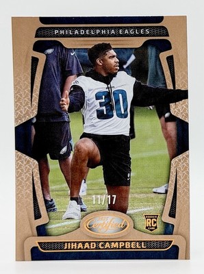 2025 Certified Mirror Bronze #148 Jihaad Campbell RC 11/17 Philadelphia Eagles