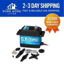 Versatile RC Servo 45KG - Coreless, Waterproof & Lightweight for Maximum Control