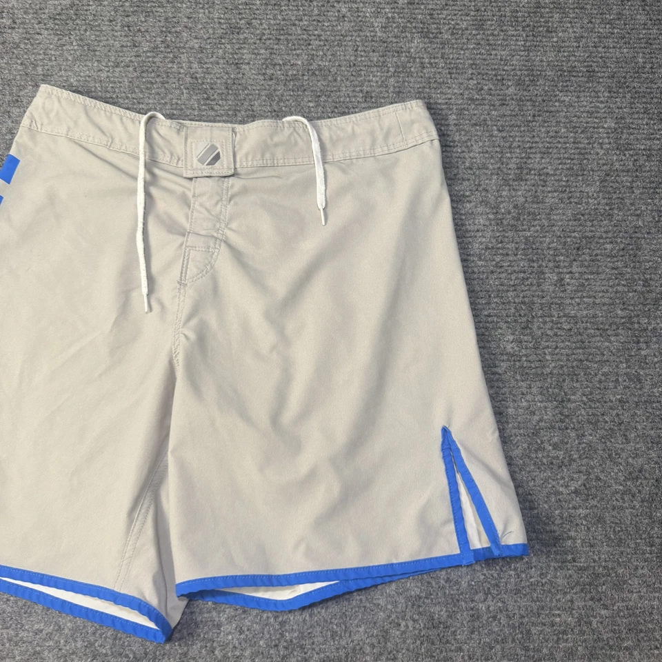Pantalones Cortos UFC Fight Para Hombres 34 Gris Azul MMA Boardshorts Ligeros Poliéster Spandex Foto 2 de 4