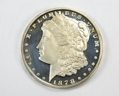 Giant Morgan Design 12 Troy oz .999 Silver Round 1 Pound Bullion