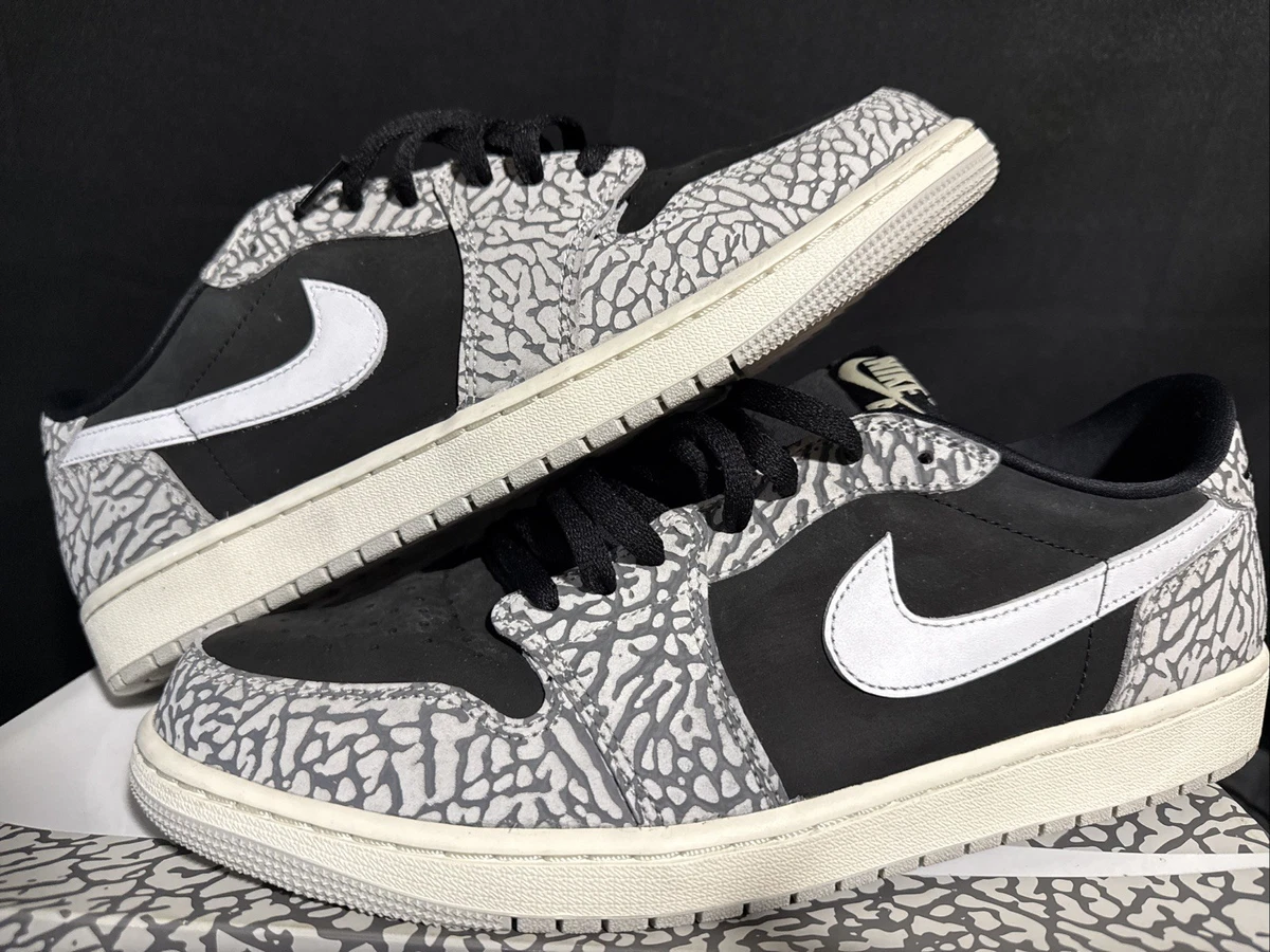 Jordan 1 Retro OG Low Black Cement for Sale | Authenticity