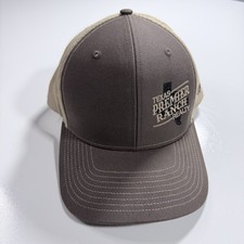 Brown & Tan Texas Premier Ranch Realty Promo Adjustable Mesh Back Trucker Hat
