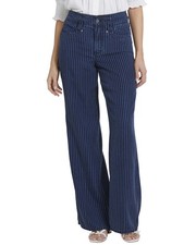 Nydj Teresa Dark Ocean Wide Leg Jean Women's 18