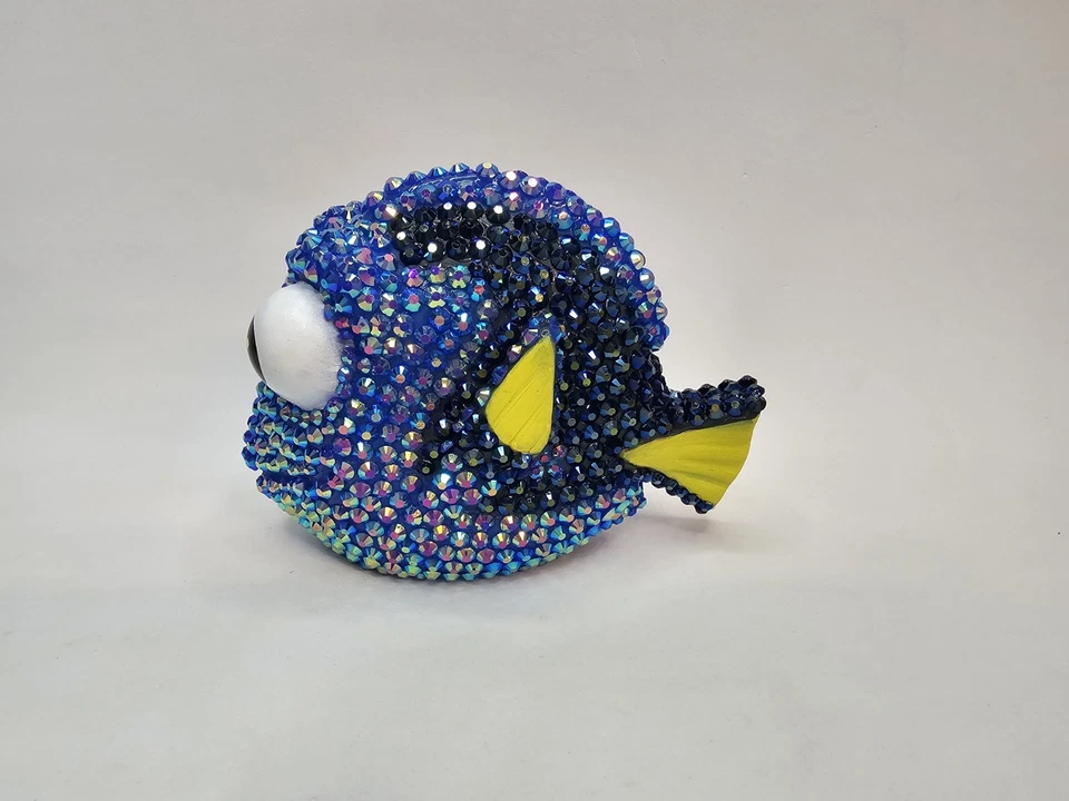 Custom Rhinestoned Disney Finding Nemo Bath Toys - Dory, Nemo, Marlin, & Squirt - Image 4 of 4