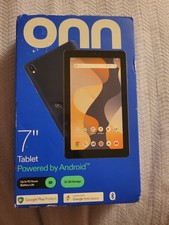 onn 7" Tablet 32GB 3GB RAM WiFi Android 7-Inch Tablet 8-Core Indigo Blue NIB