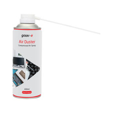 Groov e Air Duster Can Compressed Air Cleaner for PC Canned Air Spray Can Dust