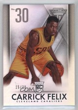2013-14 Panini Titanium Jersey Number 15/30 Carrick Felix #130 1f7d