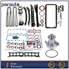 Water Pump Timing Chain Kit Full Gasket Set For 97-99 Ford E-250 Econoline 5.4L