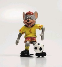 Vintage 2003 Chuck E. Cheese Soccer Player PVC Figure Toy Collectible 2"