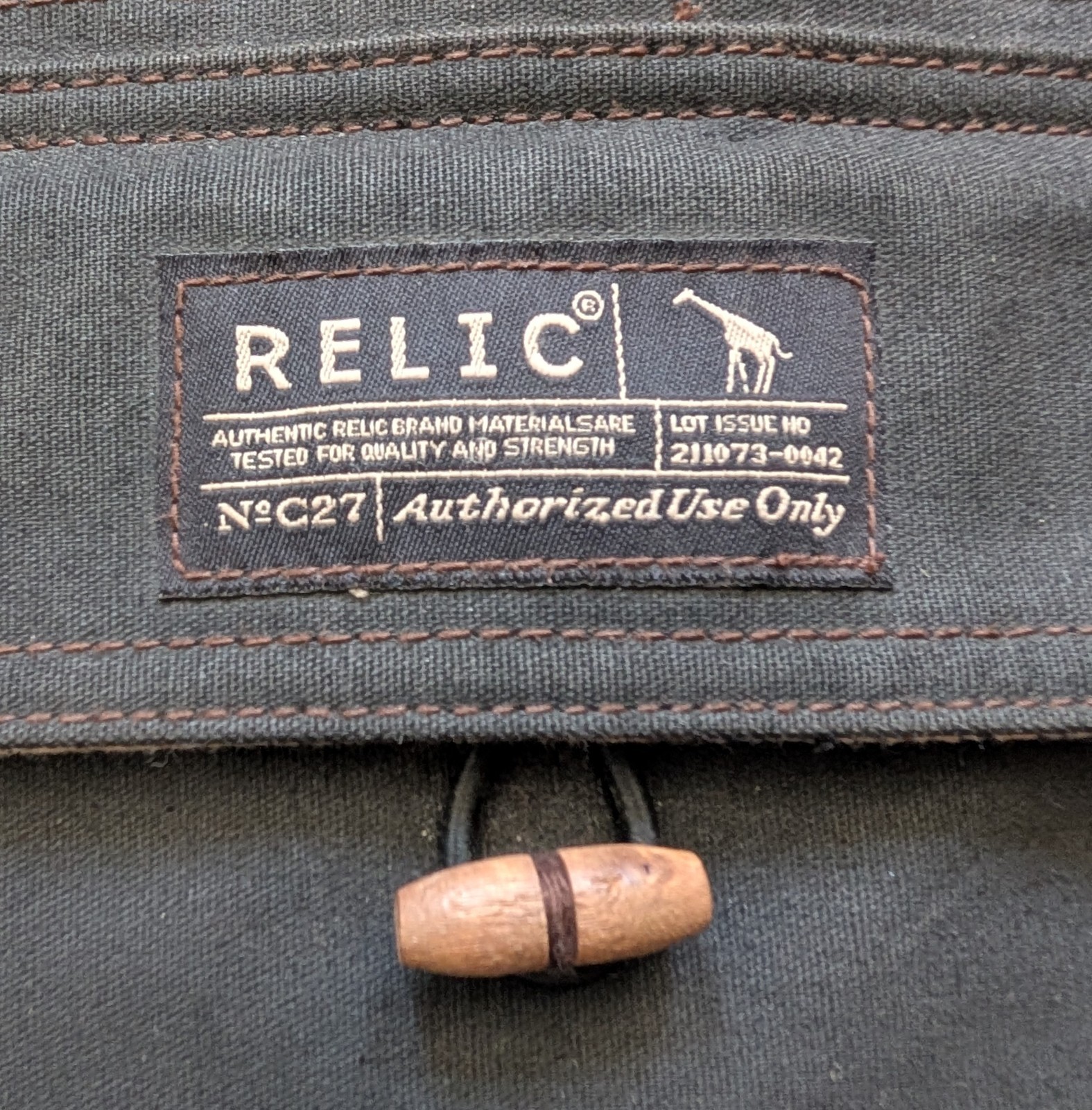 Relic By Fossil Canvas And Leather Crossbody Bag … - image 2