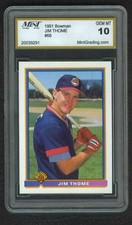 1991  BOWMAN  JIM  THOME   ROOKIE  # 68    MINT   GEM-MINT 10  !!  