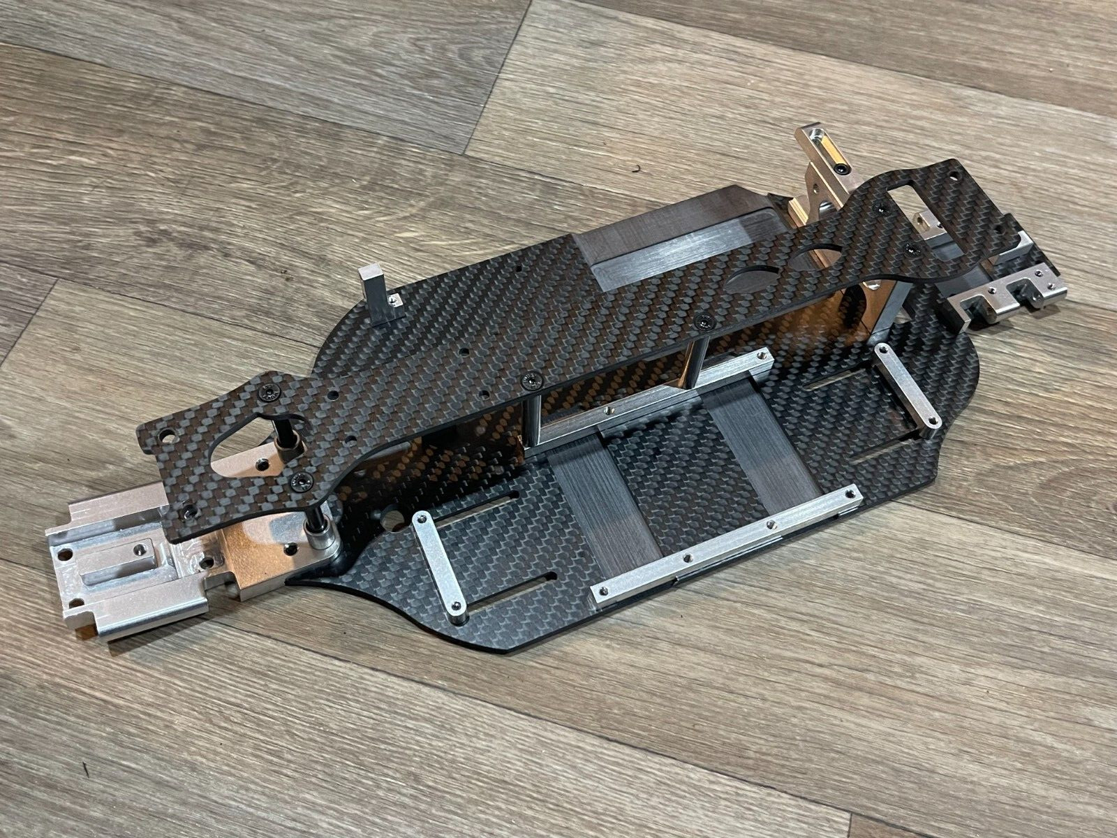 Bon Fiber Chassis Kit For Traxxas Stampede 4x4 Bl-2s Mt Cf