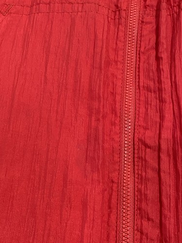 Auburn Sportswear Windbreaker Jacket USA Corvette Red Full Zip Elastic Cuff M - Picture 13 of 17
