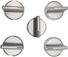 Burner Knob Compatible with Whirlpool Range  5 Pack  WEE730H0DS0 WEE730H0DW0