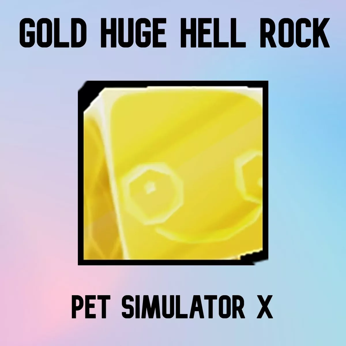 Huge Hell Rock Value - Pet Simulator X