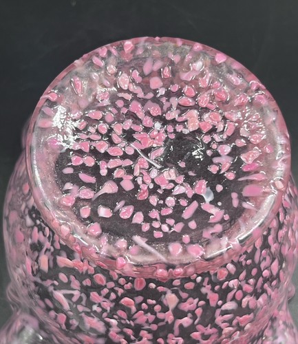 EAPG Jefferson Glas Rosa Splatter Vase - Bild 5 von 5