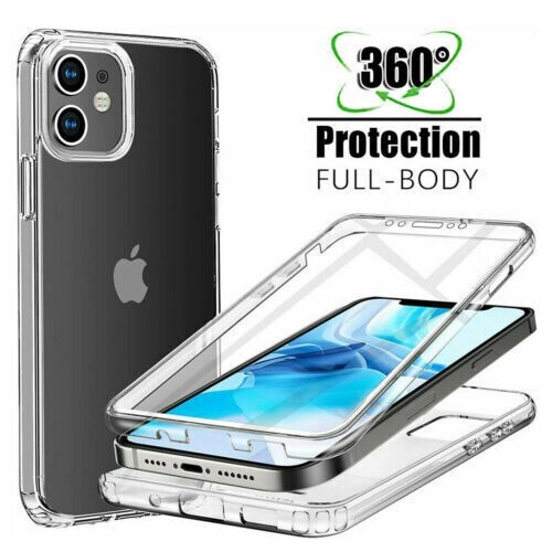 360 Full Body CASE For iPhone 14 Pro Max13 11 12 XR 8 Silicone Cover Front Back - Picture 9 of 10