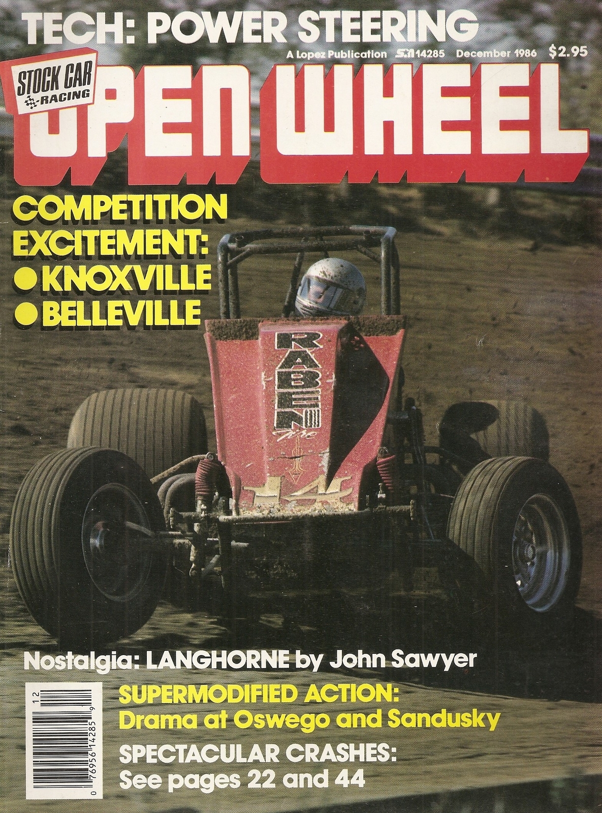 OPEN WHEEL 1986 DEC - OSWEGO, SANDUSKY, DON KREITZ, BEV GRIFFIS ...