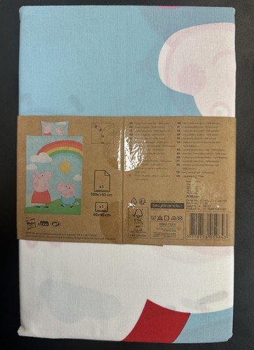 Peppa Pig Cotton Junior Duvet Cover Set | 100x140 cm / 40x60 cm - Picture 2 of 3