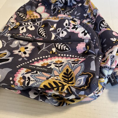 Vera Bradley Crossbody Phone Holder RFID Blue Floral RN156007