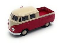 Modellauto Vw T1 Dc Pritsche 1:34-39 Miniatur Fahrzeug Farbe ZufäLlig