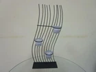 Decorative Tea Light Holder, Metal, 3 Candle Jars, Approx 48cm H - New NWH3027