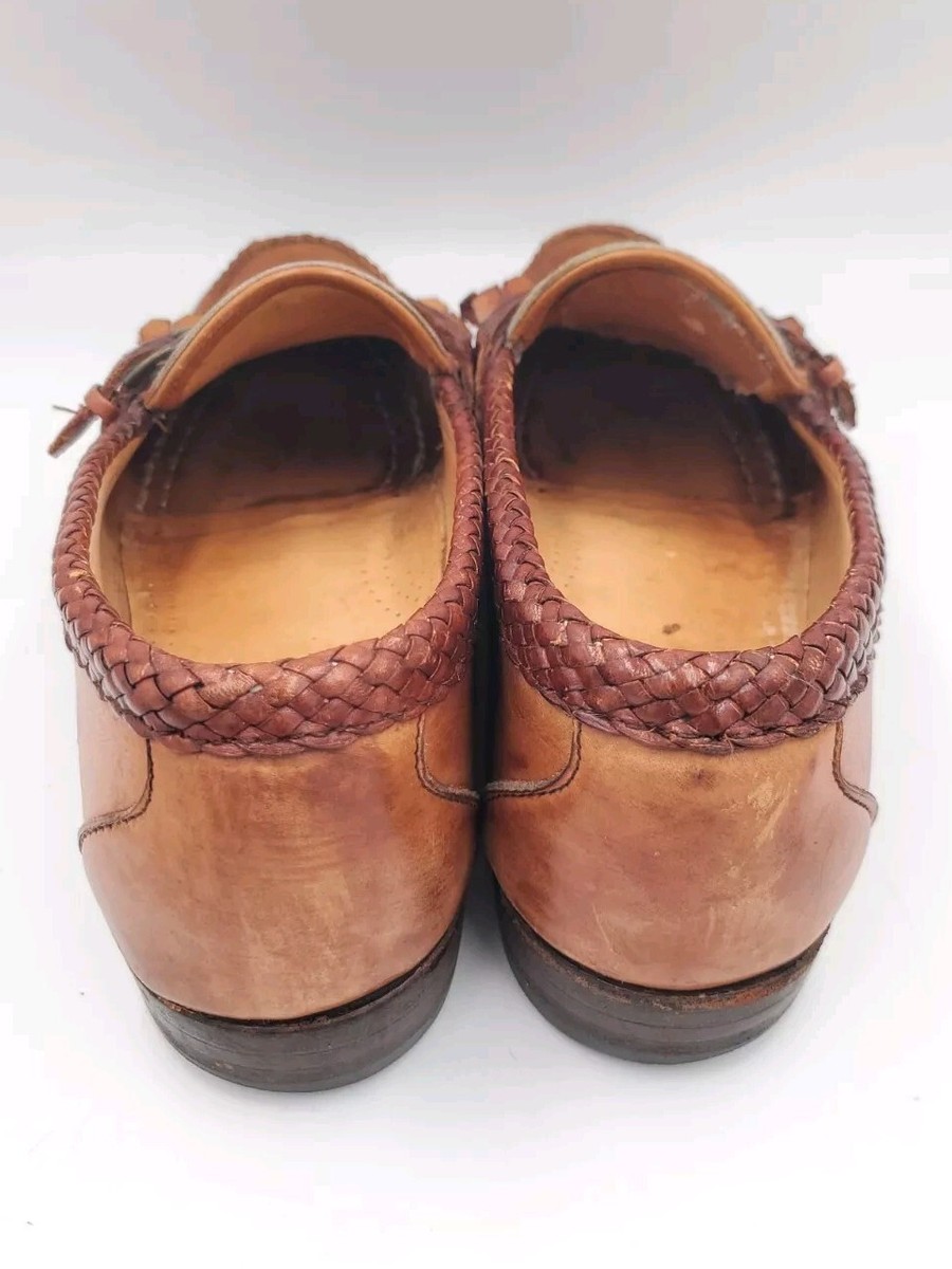 Allen Edmonds Monterey Mens 9.5 Loafers Kilted Brown Leather  display picture 2
