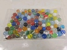 1 Pound of Glass Marbles Assorted Sizes Vintage lot 1 