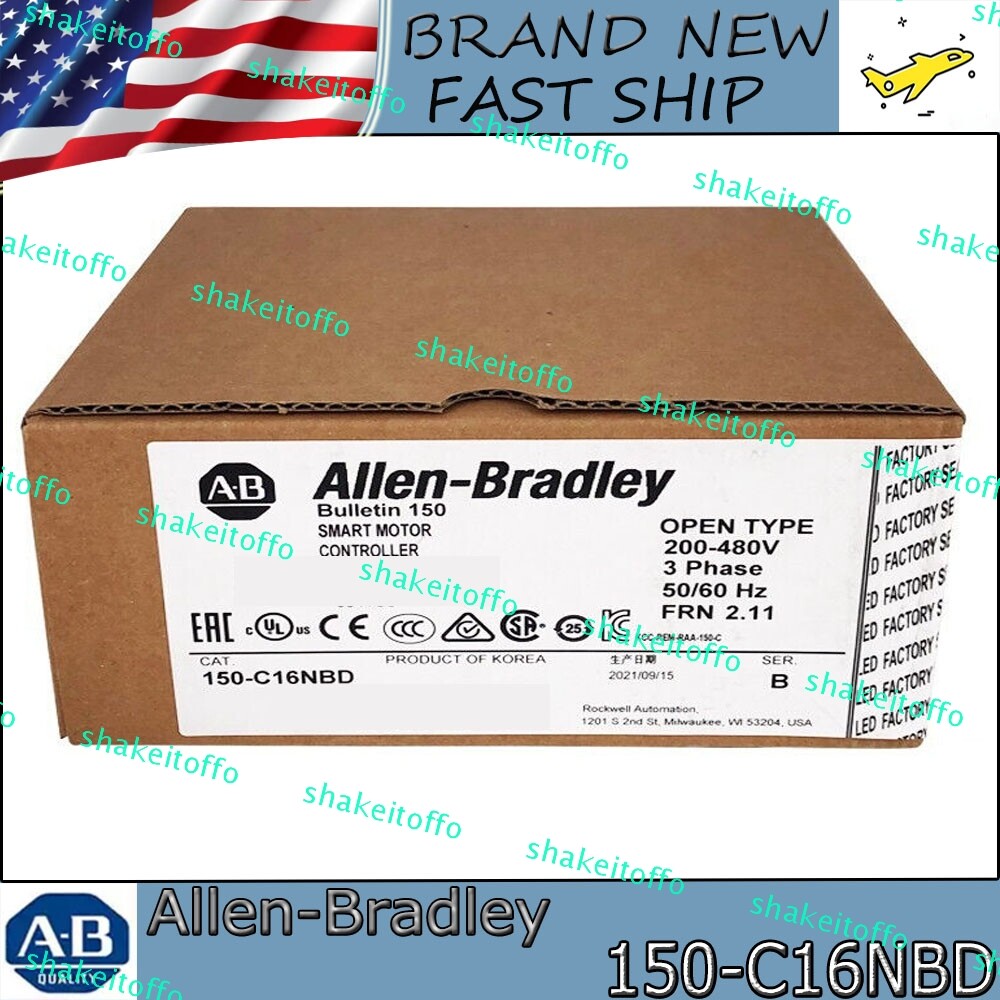 New Sealed AB 150-C16NBD SMC-3 16A Smart Motor Controller 150C16NBD