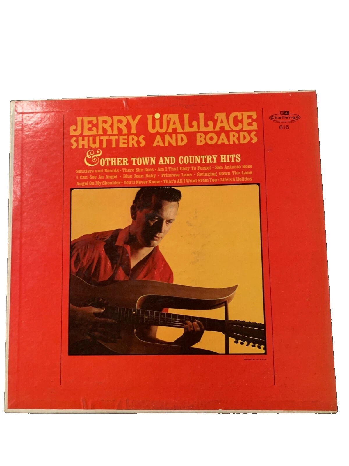 Jerry Wallace Rock Vinyl Records