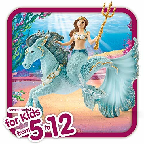 schleich mermaid eyela on underwater horse