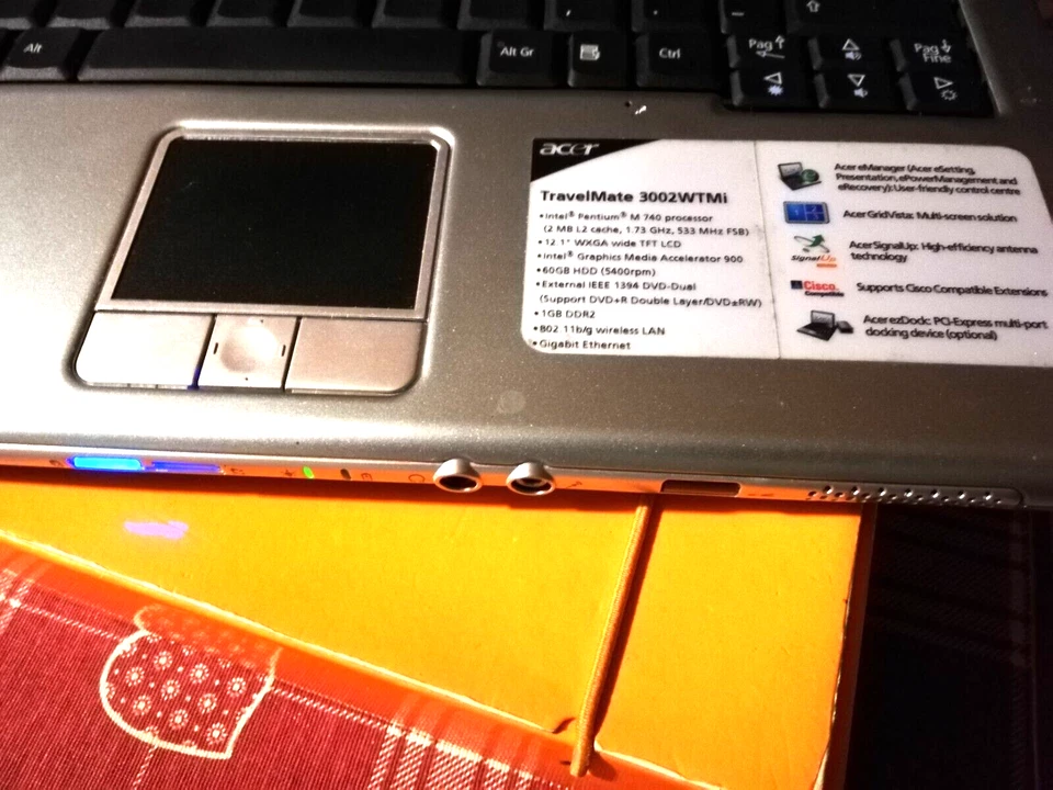 ACER TravelMate 3000 - Notebook 12.1" - per riparazioni o ricambi - Immagine 3 di 4