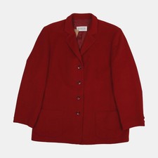Basler Overcoat Coat / Size 16 / Womens / Red / Wool
