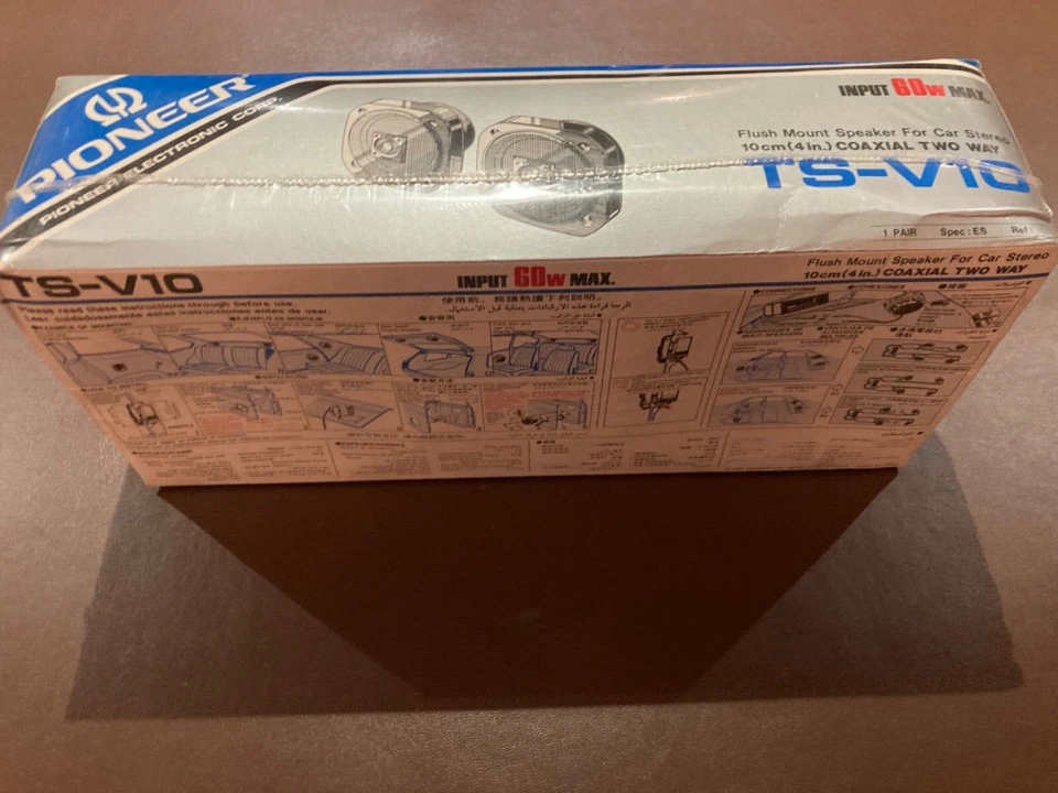 PIONEER TSV10 CAR SPEAKERS BRAND NEW 35 YEARS OLD - Image 2 of 4