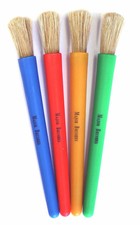 Children's Kids Big Chubby Chunky Brushes Artist Poster Paint Bristle Craft