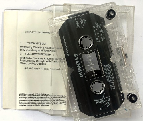 Divinyls Touch Myself / Follow Through (Cassette Tape Single, 1990) VGC - Picture 2 of 3