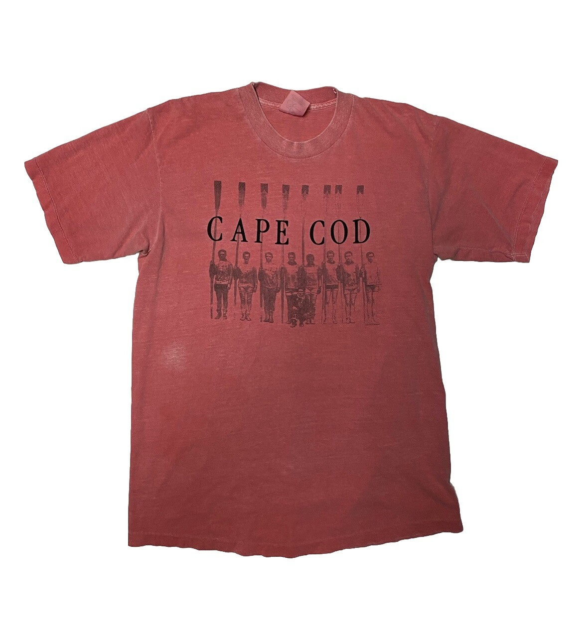 FILA T shirt vintage Cape Cod canottaggio grafica uomo XL cotone punto singolo