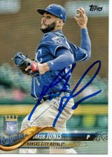 Jake Jakob Junis Kansas City Royals 2018 Topps Series 2 Autographed Signed Card