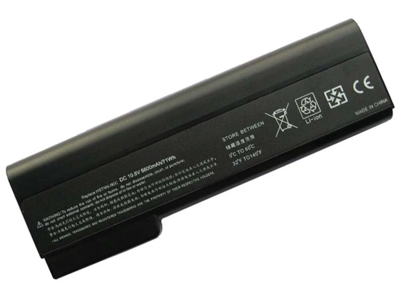 Batería de 6600 mAh/9 celdas para HP ProBook genuino 6360b 6460b 6465b 634087-001 CC06XL Foto 2 de 2