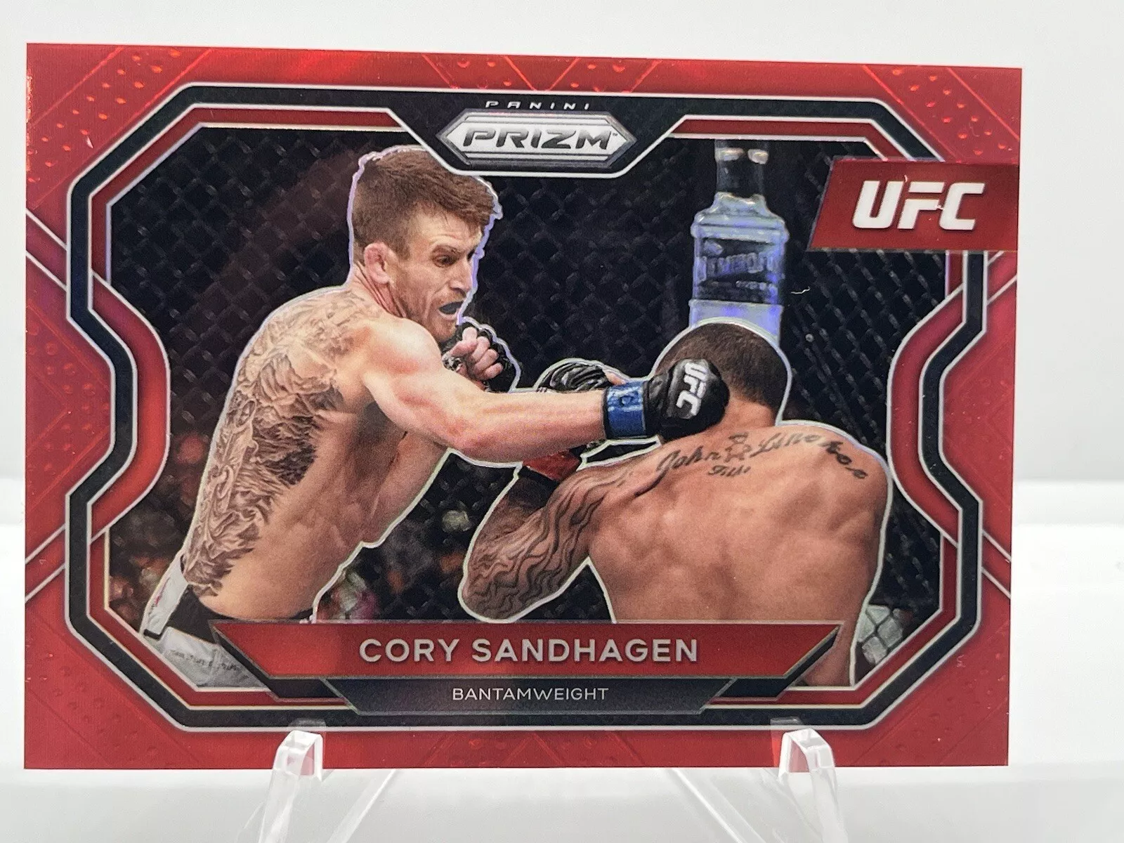 Cory Sandhagen 2021 Panini Prizm UFC Red Refractor /275 #126