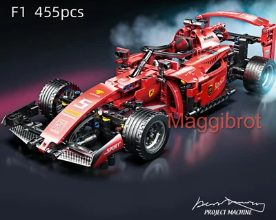 TOYLINX U.A. Formel 1 Ferrari Superbolide "B2001 Schumi" Technic Klemmbausteine Set 455+ pcs