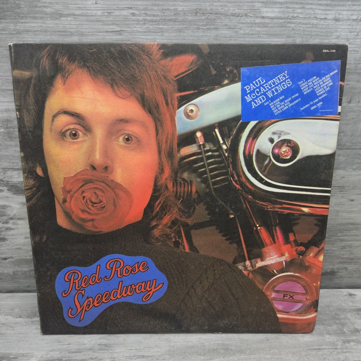 Paul McCartney & Wings Red Rose Speedway Record Album Gatefold