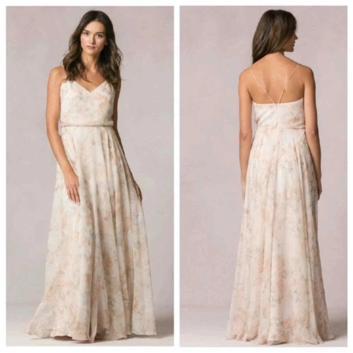 Jenny yoo floral bridesmaids top