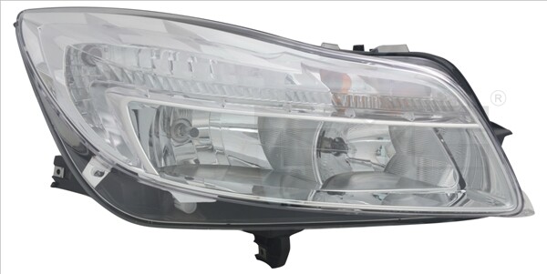 Left TYC 20-11764-00-21 Headlight for OPEL