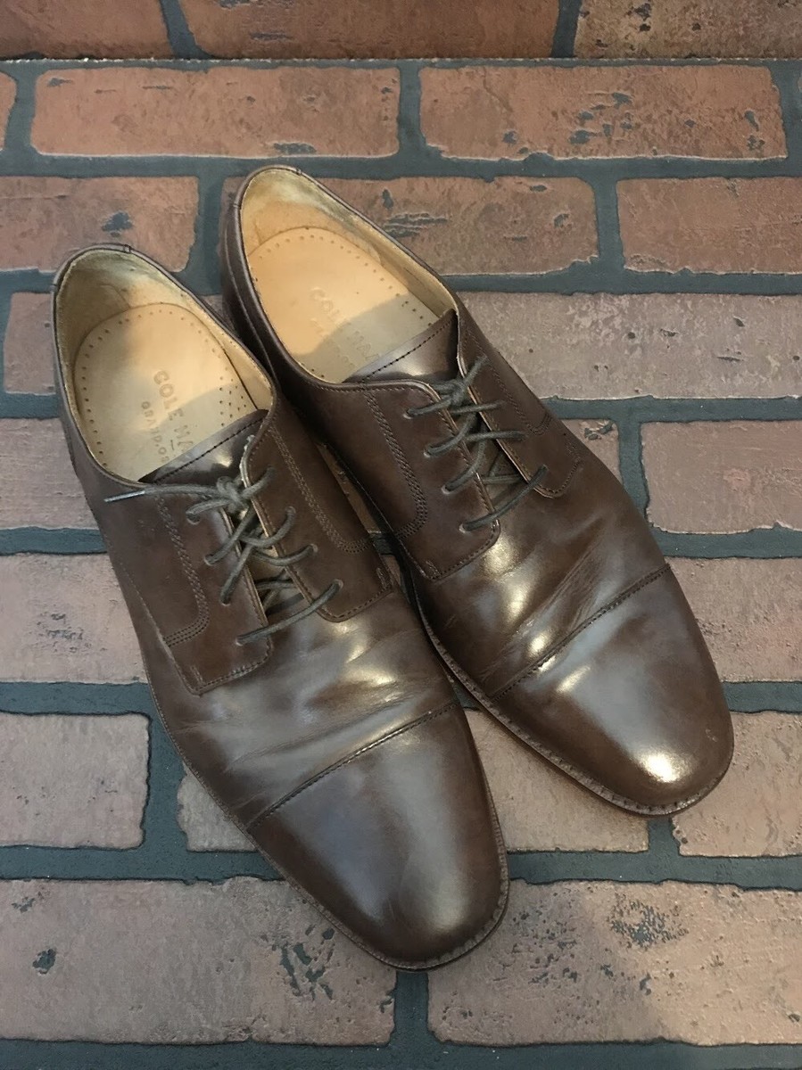 Mens Cole Haan Brown Leather  Giraldo 2.0 Oxfords 8.5 Cole Haan Men 9M 42 Giraldo Brown Leather Oxford Wingtip  main image 4